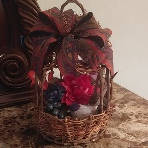 Handcrafted Floral Hanging Basket